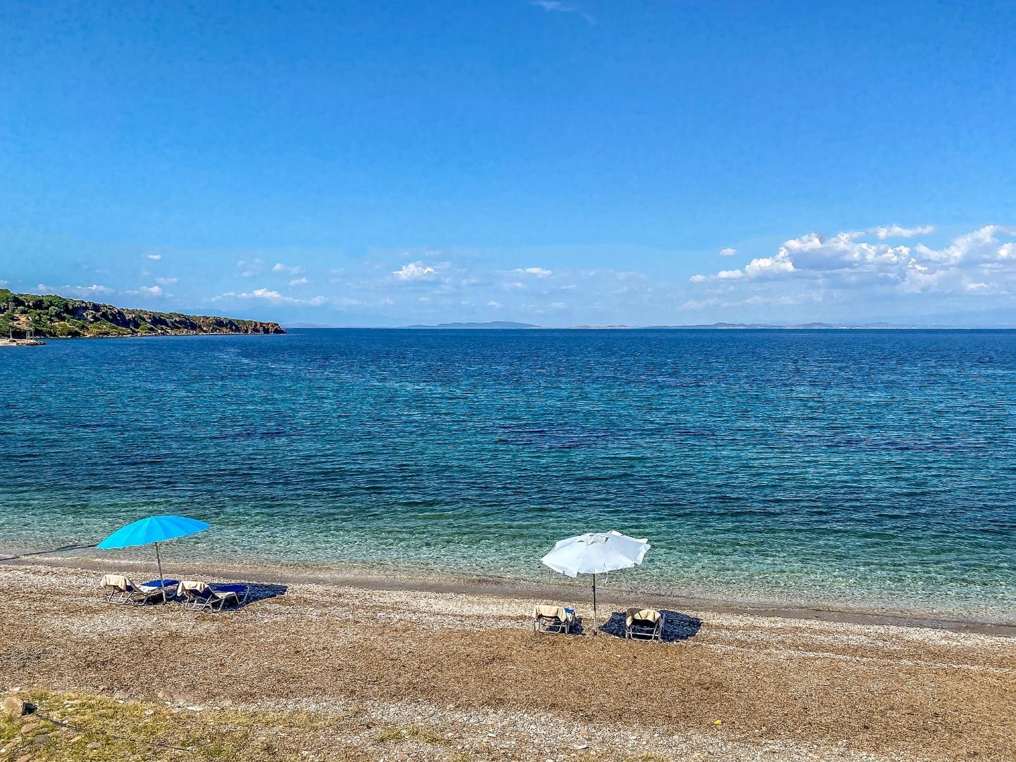 Kyparissis Beach Houses Skala Mistegnon Exterior foto